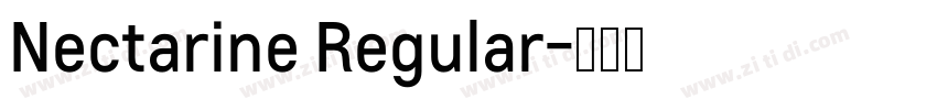 Nectarine Regular字体转换